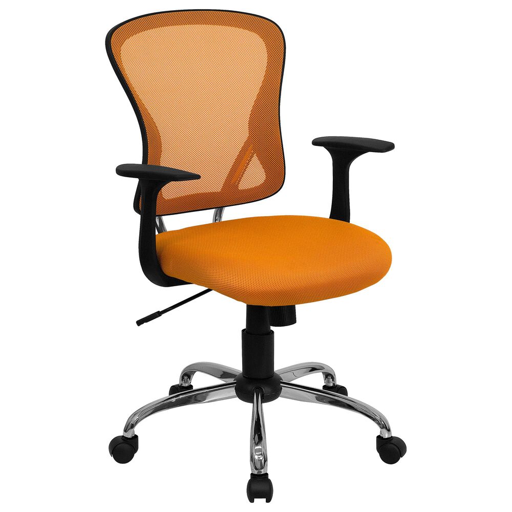 Flash Furniture Swivel Task Chair in Orange, , large