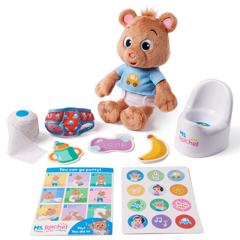 Ms. Rachel Potty Time with Bean Pretend Play Set, , large