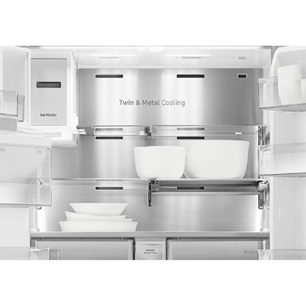 Dacor Heritage 42&quot; Built-In Side-by-Side Refrigerator in Silver Stainless Steel, , large