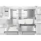 Dacor Heritage 42" Built-In Side-by-Side Refrigerator in Silver Stainless Steel, , large
