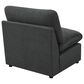 Coaster Collins Modular Armless Chair in Dark Grey, , large