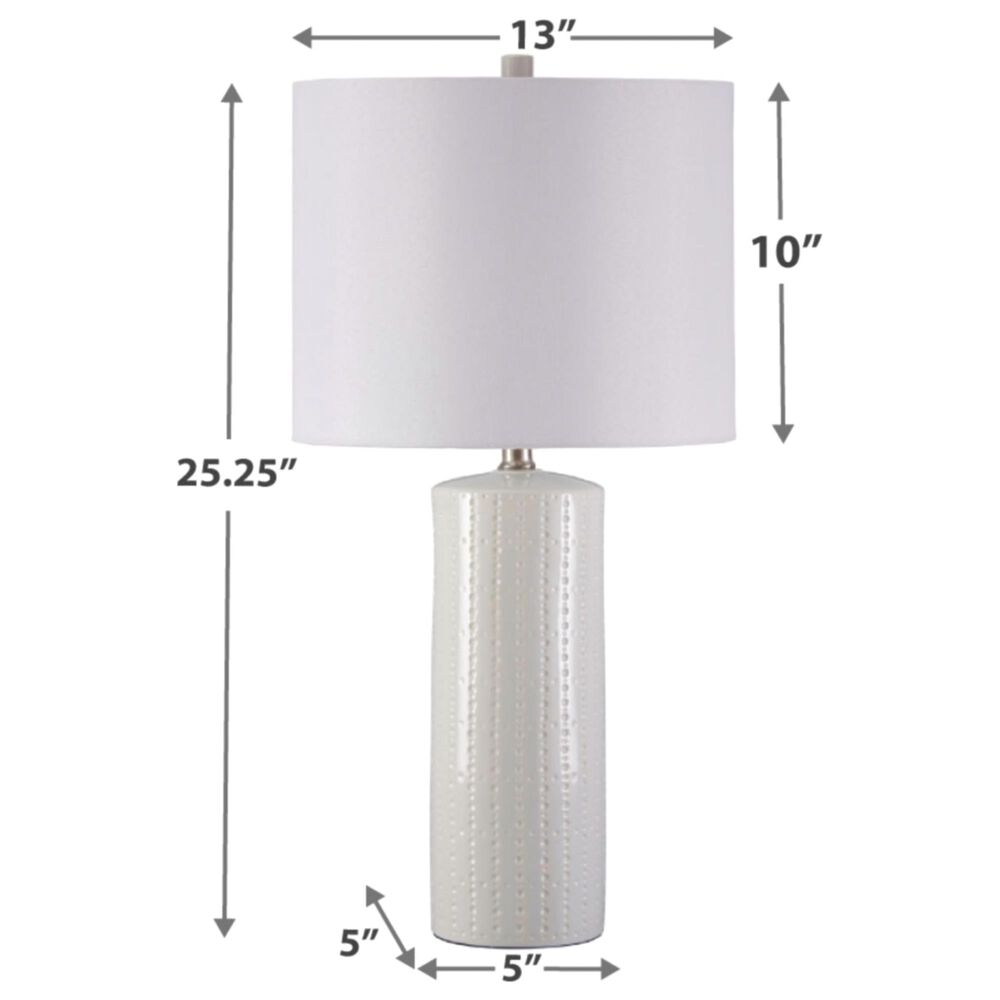 Ashley Steuben Ceramic Table Lamp in White &#40;Set of 2&#41;, , large