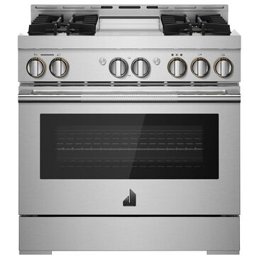 Jenn-Air 36" Gas Professional Range with Infused Griddle in Stainless Steel, , large