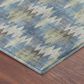 Dalyn Rug Company Soft Essentials Blue 3" x 5" Area Rug, , large
