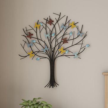 Timberlake Lavish Home Tree of Life Metal Wall Art in Distressed Paint, , large