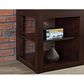 Ameriwood Home Parsons Electric Fireplace TV Stand, , large