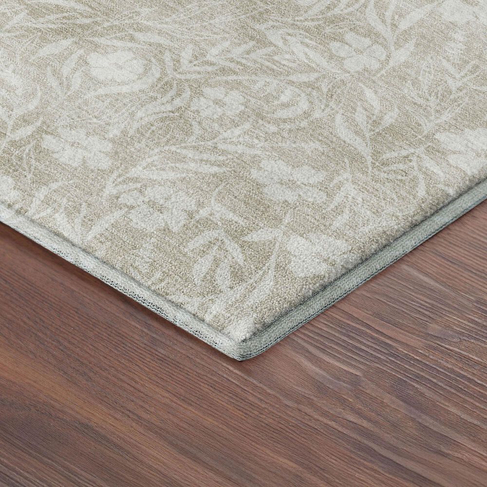 Dalyn Rug Company Soft Essentials Floral Beige 5' x 7'6" Indoor/Outdoor Area Rug, , large