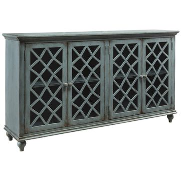 Ashley Mirimyn Door Accent Cabinet In Antique Teal, , large