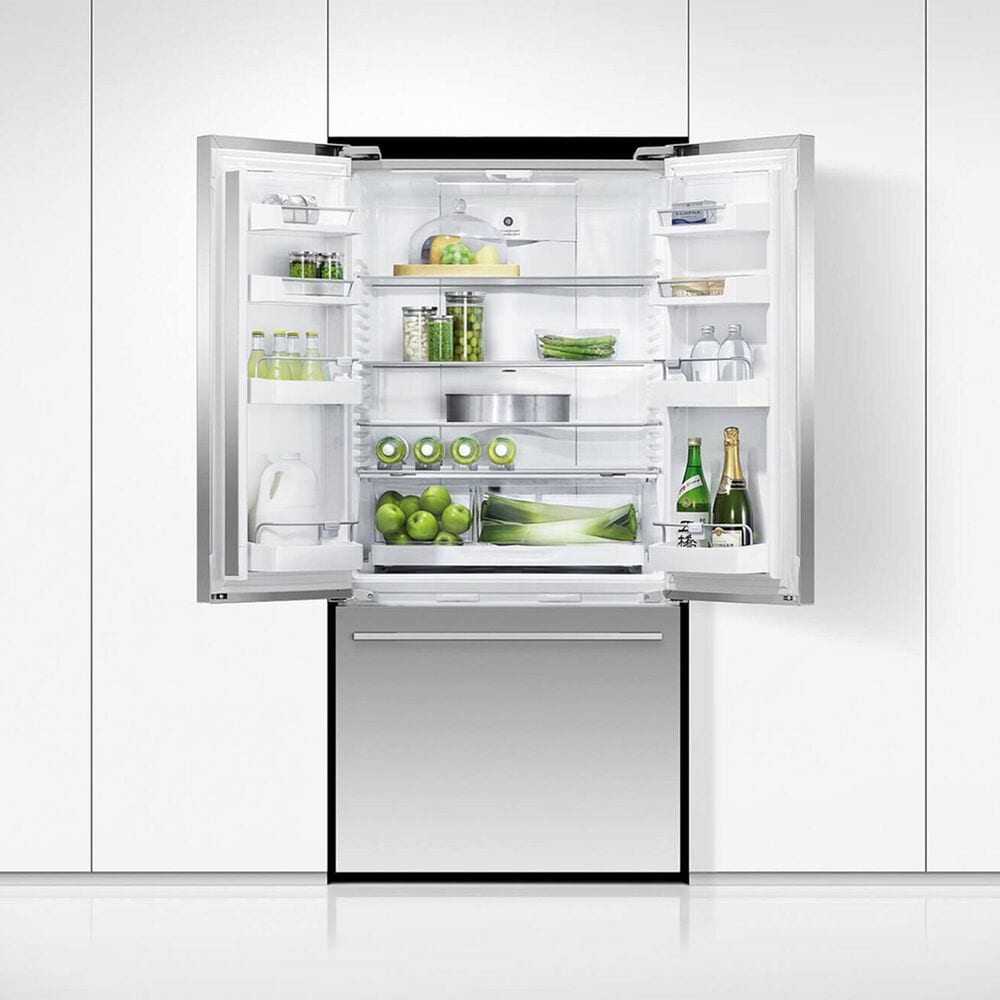 Fisher &amp; Paykel Series 7 17.1 Cu. Ft. Freestanding French-Door Refrigerator with Ice in Stainless Steel, , large