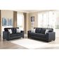 Ashley Altari Stationary Sofa and Loveseat Set in Slate, , large