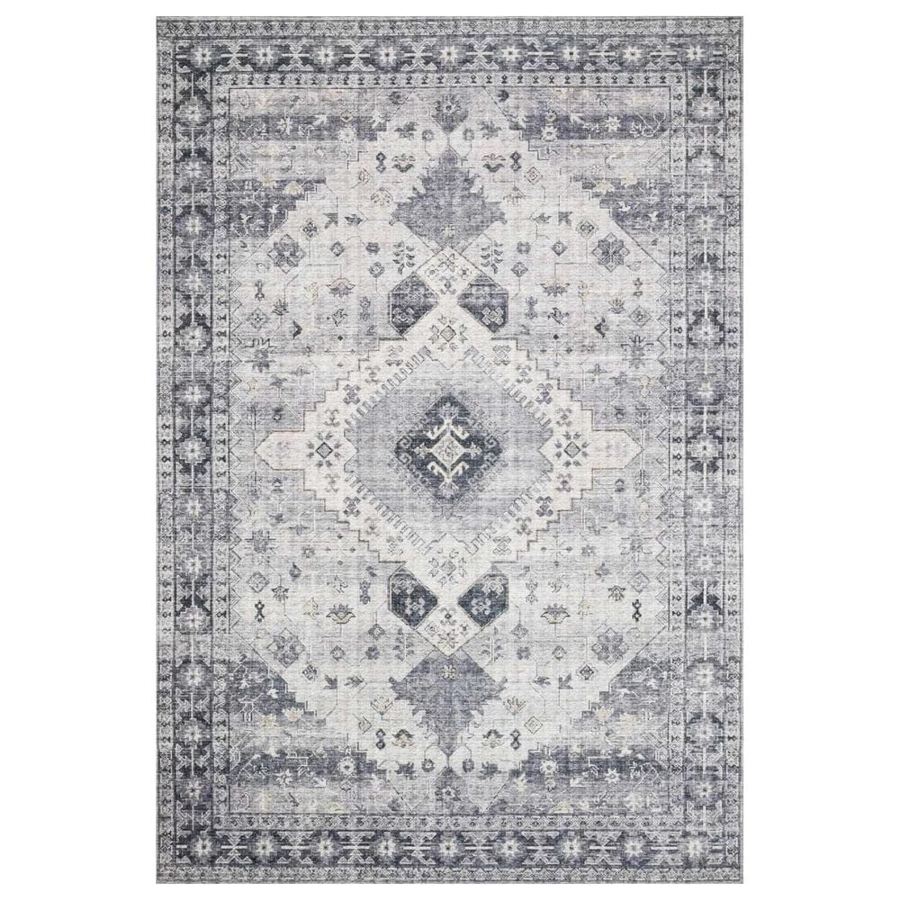 Loloi II Skye SKY-02 9" x 12" Silver and Grey Area Rug, , large