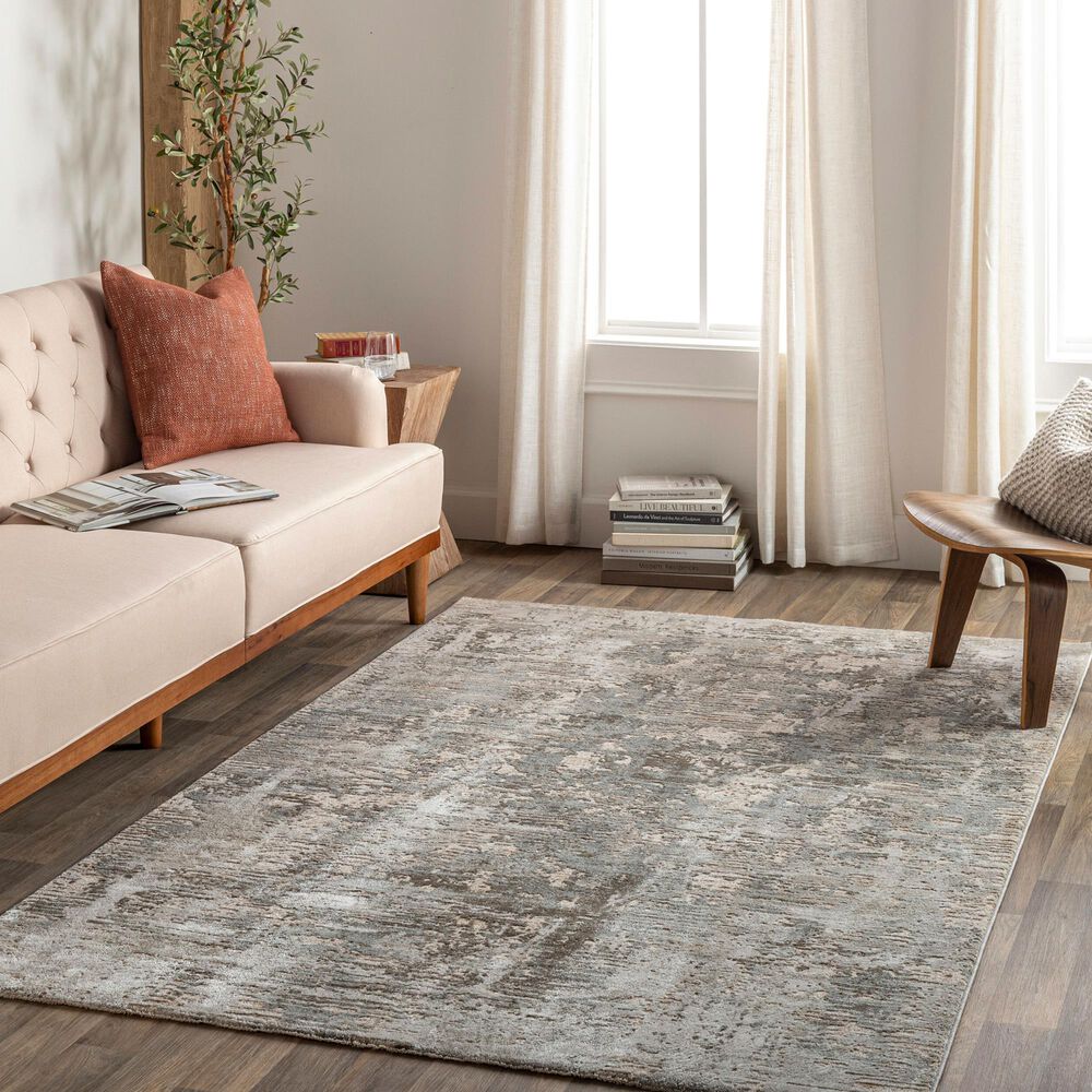 Surya Brunswick 10&#39; x 13&#39;11&quot; Dusty Sage, Charcoal, Olive, Taupe, White, Teal, Light Beige and Gray Area Rug, , large