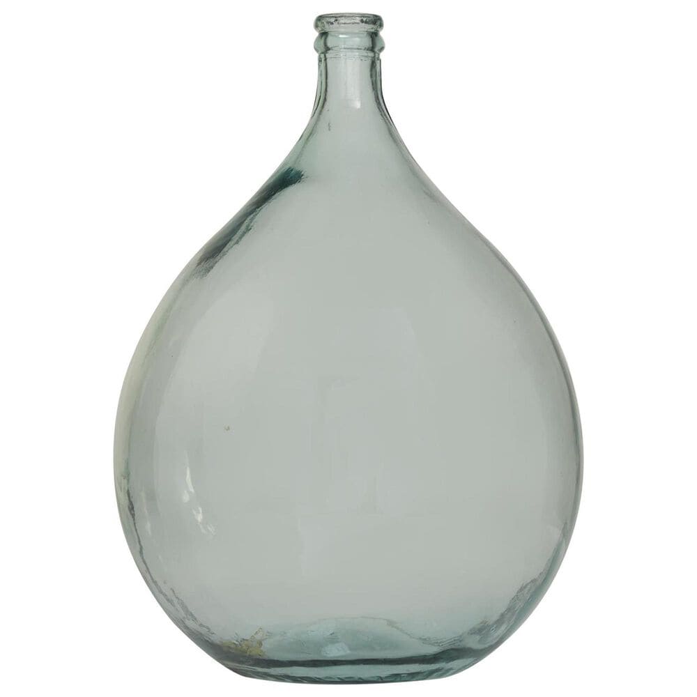 Maple and Jade Spanish Bottle Neck Decorative Vase in Tinted Light Blue, , large