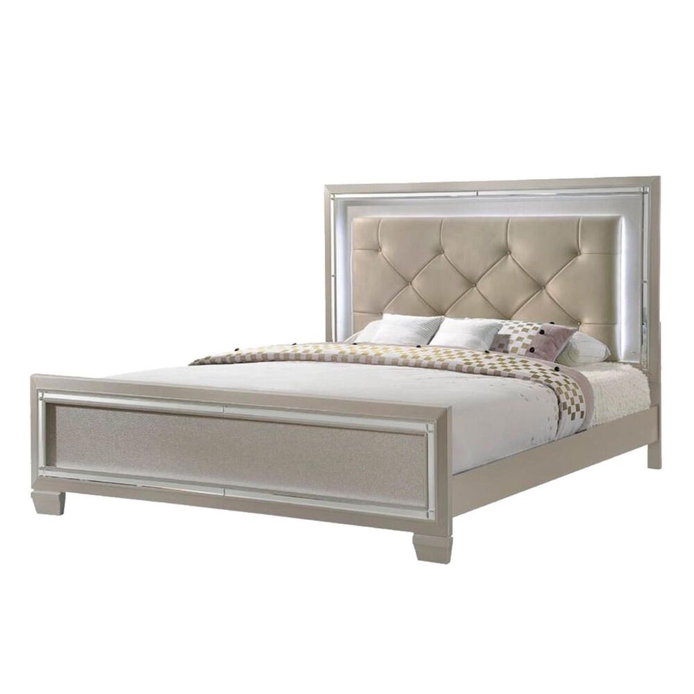 Mayberry Hill Platinum Youth Full Bed in Platinum, , large