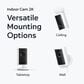 Ring 2K Battery Doorbell and Indoor Cam Plus Bundle in Satin Nickel and White, , large