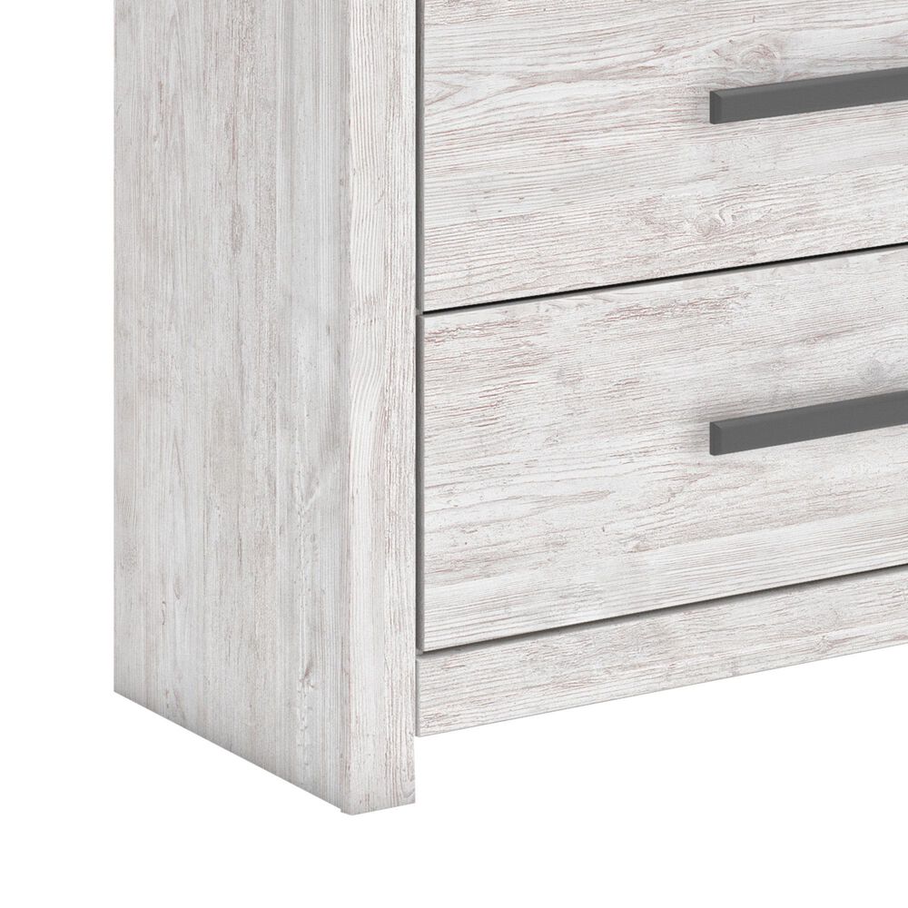 Ashley Cayboni 6 Drawer Dresser and Mirror in Whitewash, , large