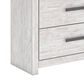 Ashley Cayboni 6 Drawer Dresser and Mirror in Whitewash, , large