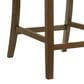 Coaster Paxton Counter Chair with Teal Blue Upholstery in Warm Brown, , large