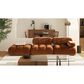 Jennifer Taylor Home Marcel Cocktail Ottoman in Burnt Orange, , large