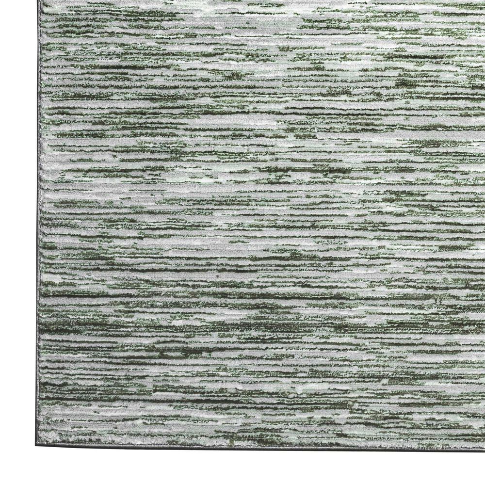 Radici USA Davide Striped 2&#39;2&quot; x 7&#39;7&quot; Green Area Rug, , large