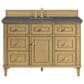 James Martin Vanities Lorelai 48" Single Vanity in Light Natural Oak with 3 cm Parisien Bleu Quartz Top, , large