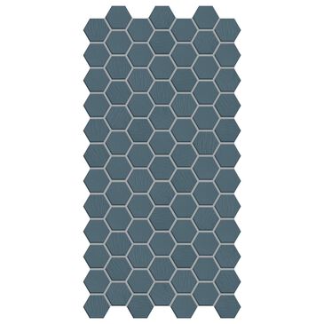 Dal-Tile Keystones Galaxy 2" x 2" Hexagon on 12" x 24" Porcelain Mosaic Sheet, , large