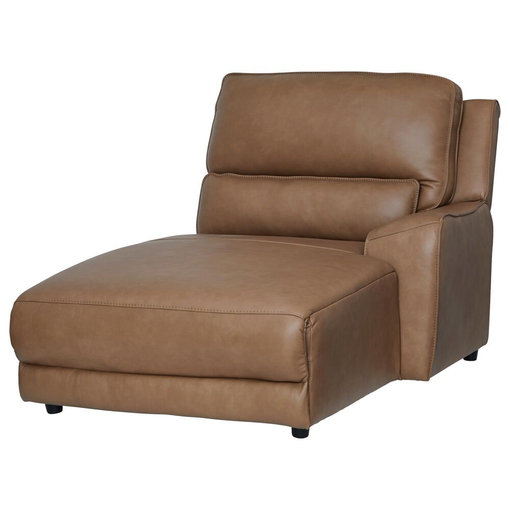 Ashley DeepWakes 6-Piece Power Right-Facing Sectional with Chaise in Caramel, , large