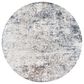 Safavieh Aston ASN705 3" Round Ivory and Grey Area Rug, , large