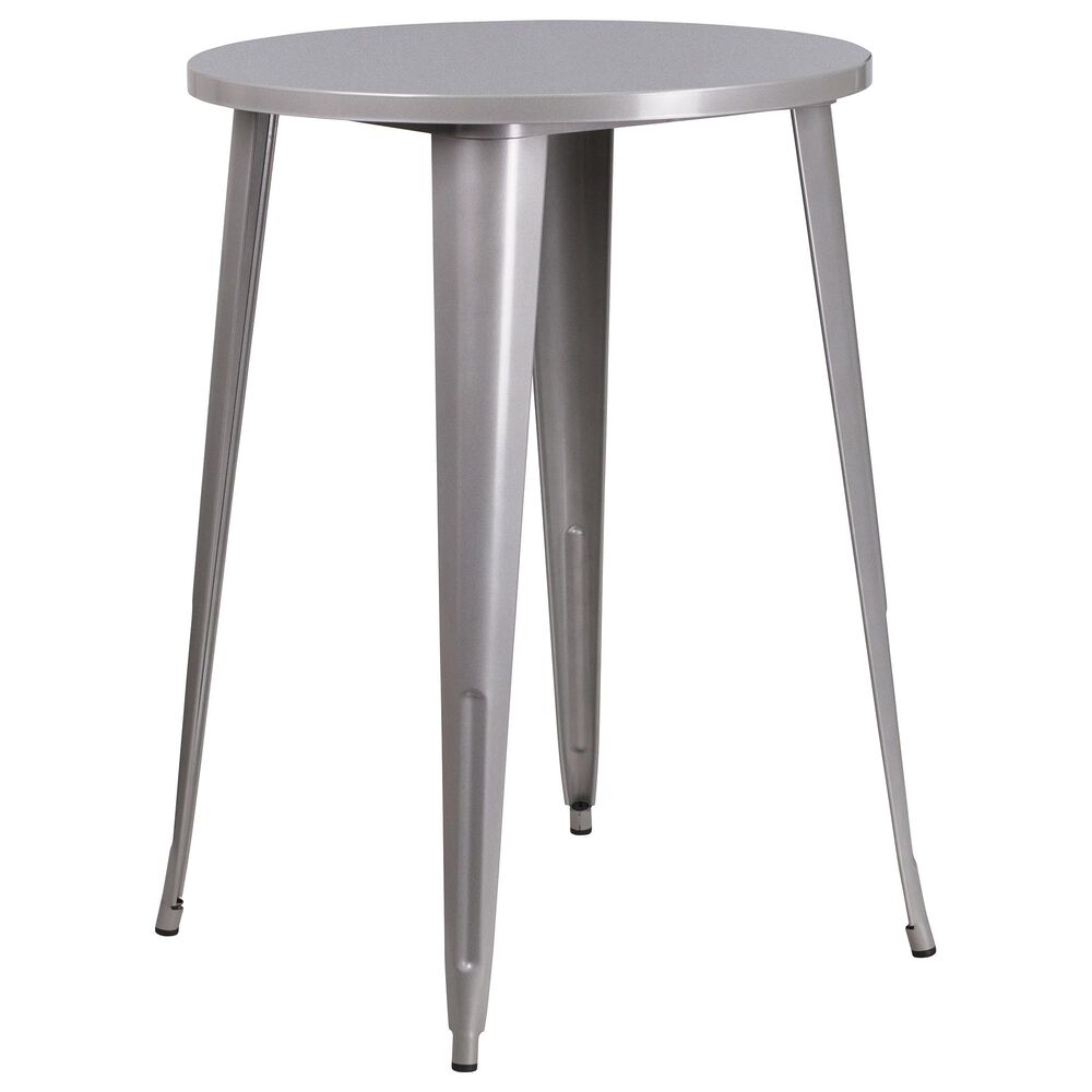 Flash Furniture 30" Round Bar Table in Gray, , large