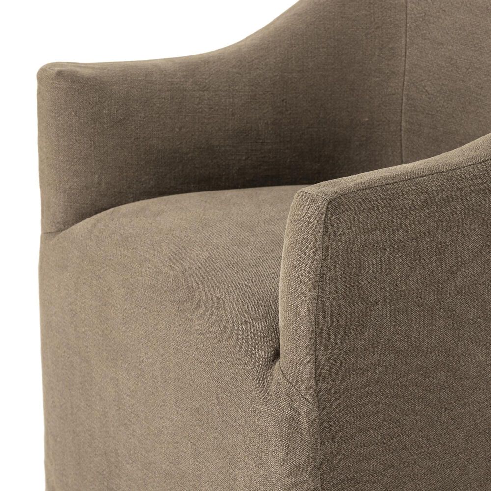 Four Hands Cove Arm Chair in Broadway Coffee, , large
