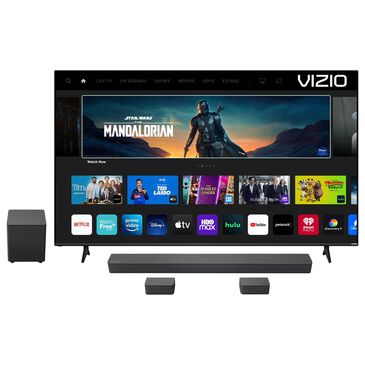 VIZIO 75" Class M-Series Quantum 4K LED HDR - Smart TV with 5.1 Home Theater Sound Bar in Black, , large
