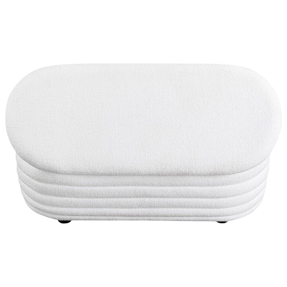 Lifestyle Solutions Lancaster Storage Ottoman in White, , large
