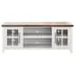 Legends Home Providence 66" TV Console in White and Bourbon, , large