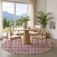 Dalyn Rug Company The Reserve TR2 Blush 8" Round Indoor/Outdoor Area Rug, , large