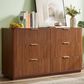 Hearth and Haven 6-Drawer Dresser in Walnut, , large