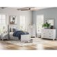 Ashley Makidern Rectangular Dresser Mirror in Whitewash, , large