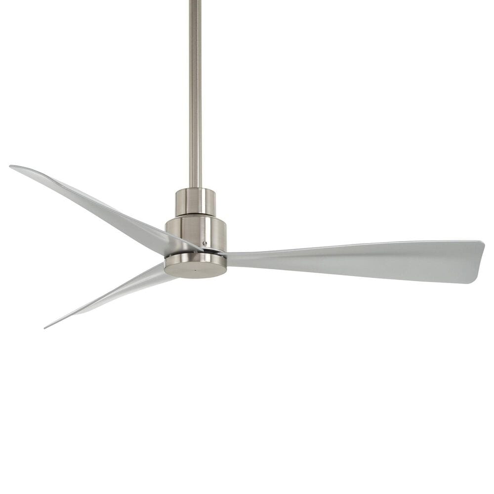 Minka-Aire Simple 44" Indoor/Outdoor Ceiling Fan in Brushed Nickel Wet, , large