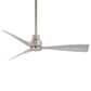 Minka-Aire Simple 44" Indoor/Outdoor Ceiling Fan in Brushed Nickel Wet, , large