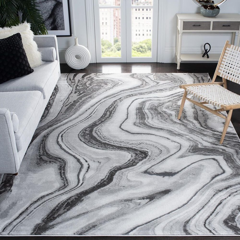 Safavieh Craft CFT819G 10&#39;6&quot; x 14&#39; Grey and Silver Area Rug, , large