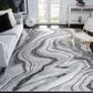Safavieh Craft CFT819G 10"6" x 14" Grey and Silver Area Rug, , large