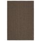 Dalyn Rug Company Chambal CH1 5" x 7"6" Chocolate Indoor/Outdoor Area Rug, , large
