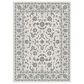 Central Oriental Trisha Yearwood Belmont Kamina 7"10" x 9"6" Grey and Ivory Area Rug, , large