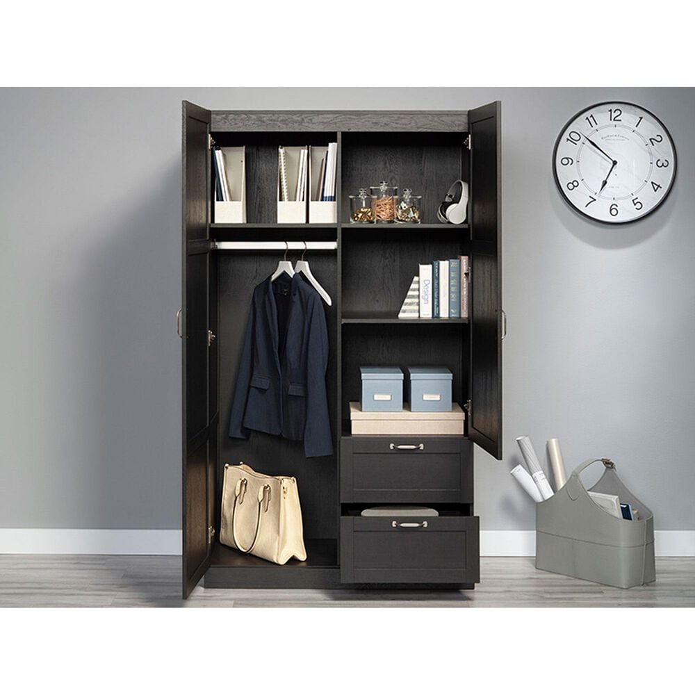 Sauder Select Wardrobe in Raven Oak, , large