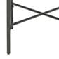 Mayberry Hill Vienna End Table with Glass Top in Clear and Black, , large