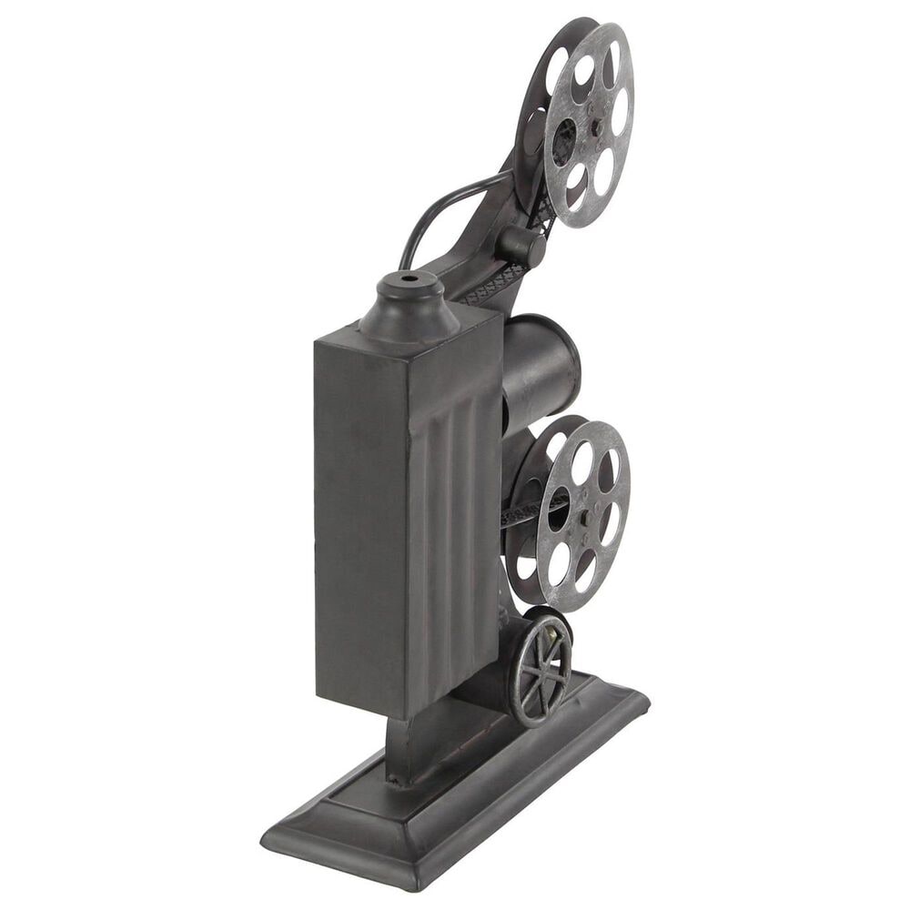 Maple and Jade Camera Film Decorative Sculpture in Matte Black and Bronze, , large