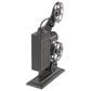 Maple and Jade Camera Film Decorative Sculpture in Matte Black and Bronze, , large
