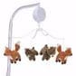 Lambs & Ivy Sleepytime Bear Musical Baby Crib Mobile Soother Toy in Rust and Brown, , large