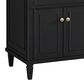 James Martin Vanities Lorelai 72" Double Bathroom Vanity in Black Onyx with 3 cm Eternal Jasmine Pearl Silestone Top, Rectangular Sinks and FreePower Wireless Charger, , large
