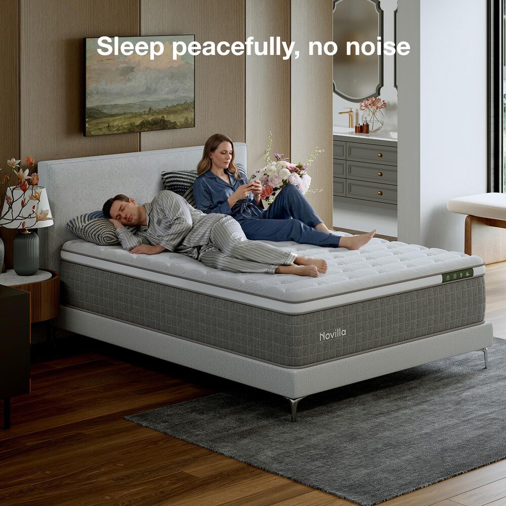 Novilla Vela 12" Medium Queen Mattress in a Box, , large