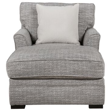 Jonathan Louis Aquarius Freestanding Chaise in Sweater Silver, , large